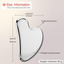 Load image into Gallery viewer, Gua Sha Facial Tools, Stainless Steel Guasha Tool for Acupuncture, Manual Massage Sticks for Jawline Sculpting and Puffiness Reducing, Gua Sha Facial Massage Tool, Skin-Care Gift