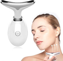 Load image into Gallery viewer, Wavy Chic Beauty Facial Massager, 7 Color Wavy Acne Beauty Microcurrent Facial Device Skin Firming for Face Neck Beauty Device,