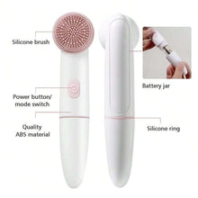 Load image into Gallery viewer, Face Beauty Electric Facial Cleaning Brush Facial Exfoliator, Sonic Vibration Rotating Facial Cleanser, Skincare Tools