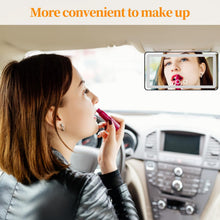 Load image into Gallery viewer, Car Sun Visor Vanity Mirror: Rechargeable Led Makeup Mirror with 3 Light Modes & Dimmable Touch Screen - Car Mirror Accessories for Women Girl
