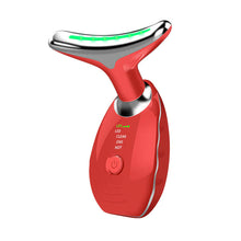 Load image into Gallery viewer, Wavy Chic Beauty Facial Massager, 7 Color Wavy Acne Beauty Microcurrent Facial Device Skin Firming for Face Neck Beauty Device,