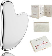 Load image into Gallery viewer, Gua Sha Facial Tools, Stainless Steel Guasha Tool for Acupuncture, Manual Massage Sticks for Jawline Sculpting and Puffiness Reducing, Gua Sha Facial Massage Tool, Skin-Care Gift
